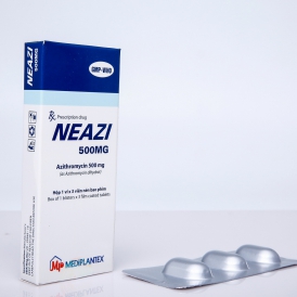 Cốm pha hỗn dịch Neazi 500 mg